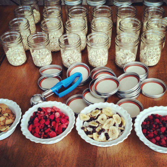 Prepping "Instant" Oatmeal Jars http://cleanfoodcrush.com/instant-oatmeal-jars/