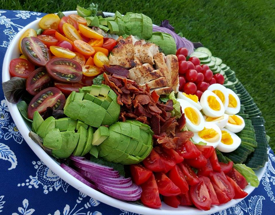 Gigantic Chicken Cobb Salad http://cleanfoodcrush.com/ultimate-cobb-salad