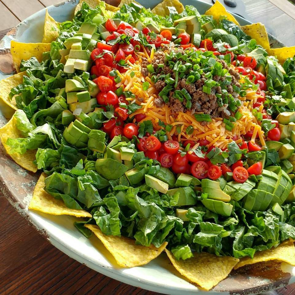 Taco Salad http://cleanfoodcrush.com/taco-salad-for-a-crowd