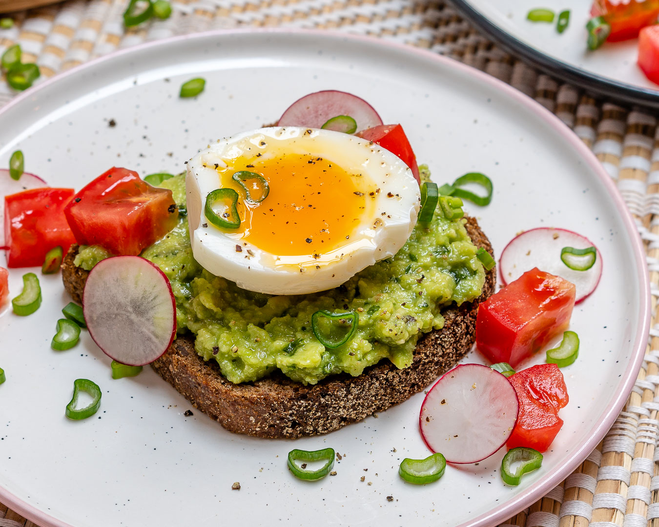 avocado toast with egg squishmallow