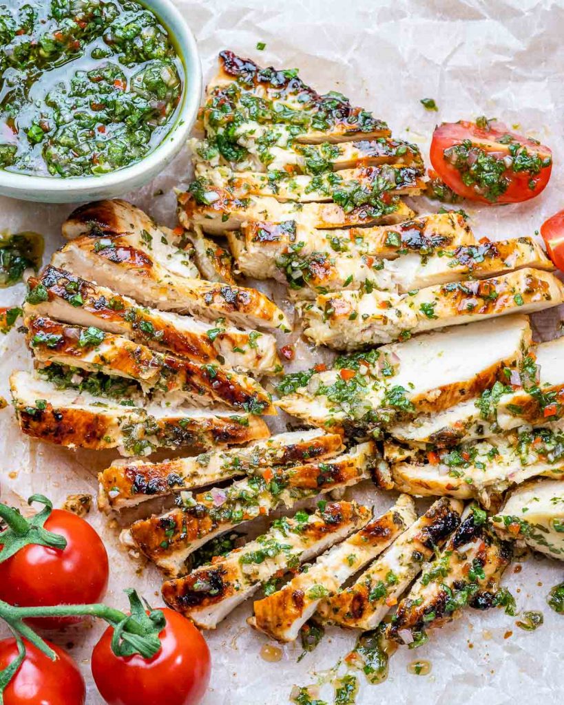 Chimichurri Marinated Chicken Clean Food Crush