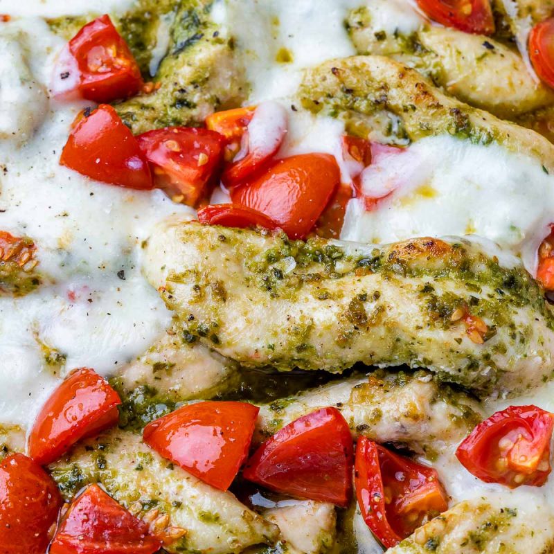 Baked Pesto Chicken Clean Food Crush