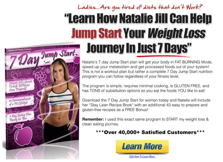 Natalie Jill Rachel Maser 7 Day Jump Star Clean Eating Workout Plan
