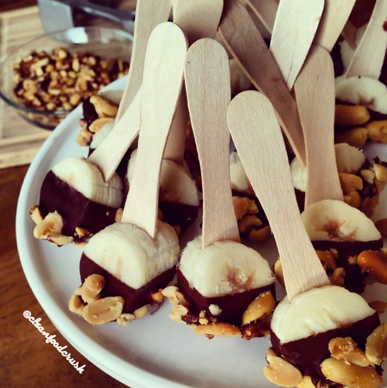 Chocolate Covered Bananas w: Peanut & Sea Salt Recipe