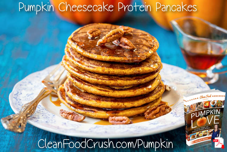 Pumpkin Cheesecake Protein Pancakes