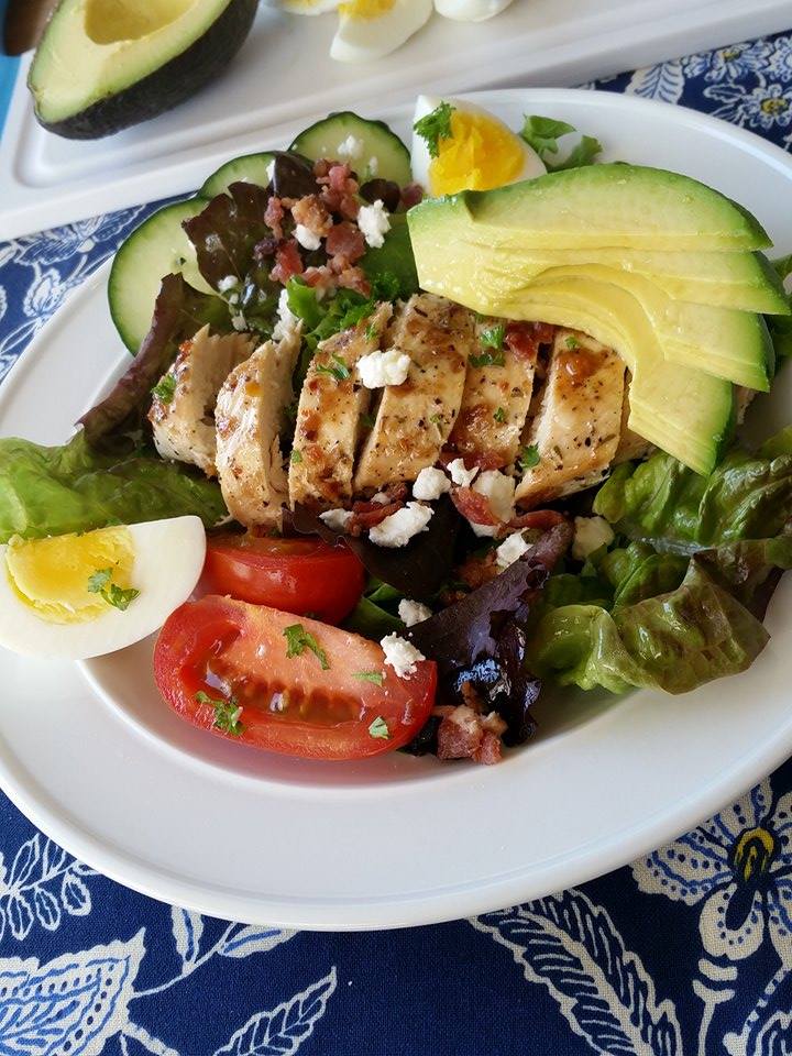 Chicken Cobb Salad https://cleanfoodcrush.com/chicken-cobb-salad