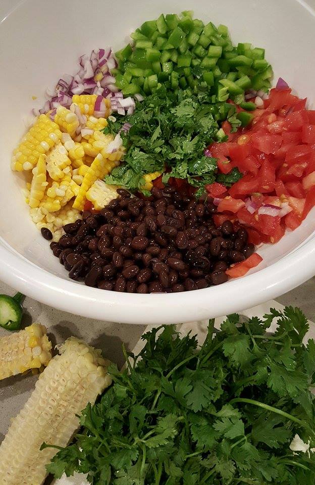 CleanFoodCrush Prep for Best Black Bean Salsa Recipe