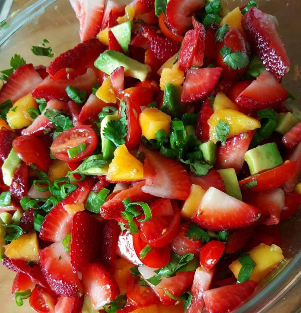 mango salsa with strawberries recipe