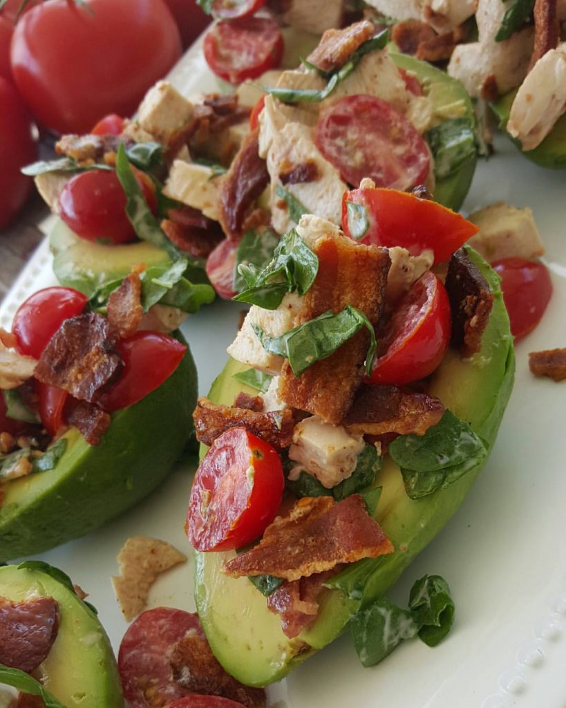 BLT Stuffed Avocado Recipe