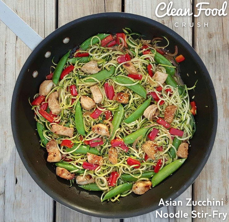 CleanFoodCrush Asian Zucchini Noodle Stir-Fry Recipe https://cleanfoodcrush.com/asian-zucchini-noodle-stir-fry