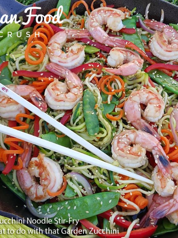 Asian Zucchini Noodle Stir-Fry https://cleanfoodcrush.com/asian-zucchini-noodle-stir-fry-garden-zucchini