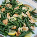 Lemon Green Bean Chicken Skillet https://cleanfoodcrush.com/lemon-green-bean-chicken-skillet