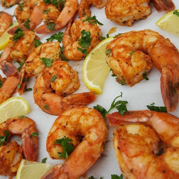 Sweet Cajun Baked Shrimp | Clean Food Crush