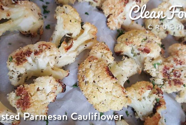 Roasted Parmesan Cauliflower https://cleanfoodcrush.com/roasted-parmesan-cauliflower