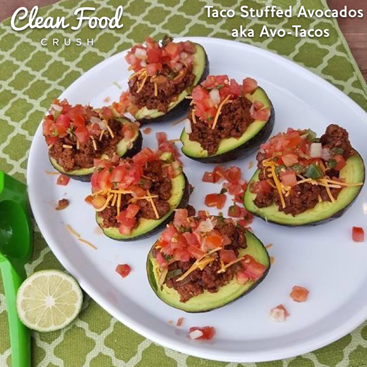 Taco Stuffed Avocados aka “Avo-Tacos”