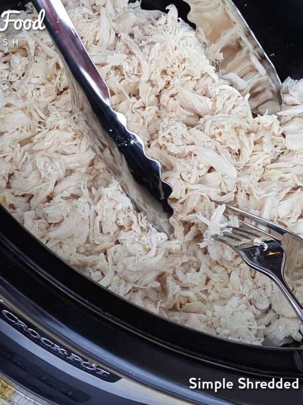 Simple Shredded Chicken https://cleanfoodcrush.com/simple-shredded-chicken