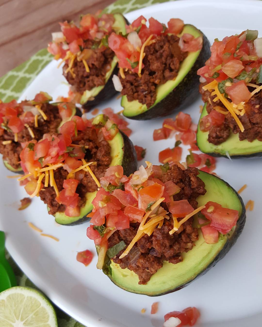 Taco Stuffed Avocados -Clean Eating Recipe