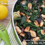 Lemon Pepper Chicken & Kale Stir Fry https://cleanfoodcrush.com/lemon-pepper-chicken-kale-stir-fry
