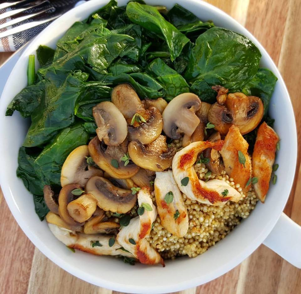 Mushroom and Chicken Marsala Clean Eating Bowls https://cleanfoodcrush.com/mushroom-chicken-marsala-clean-eating-bowls