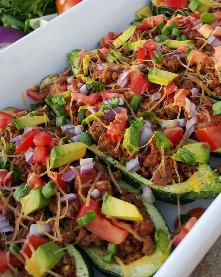 Beef Enchilada Zucchini Boats Clean Food Crush