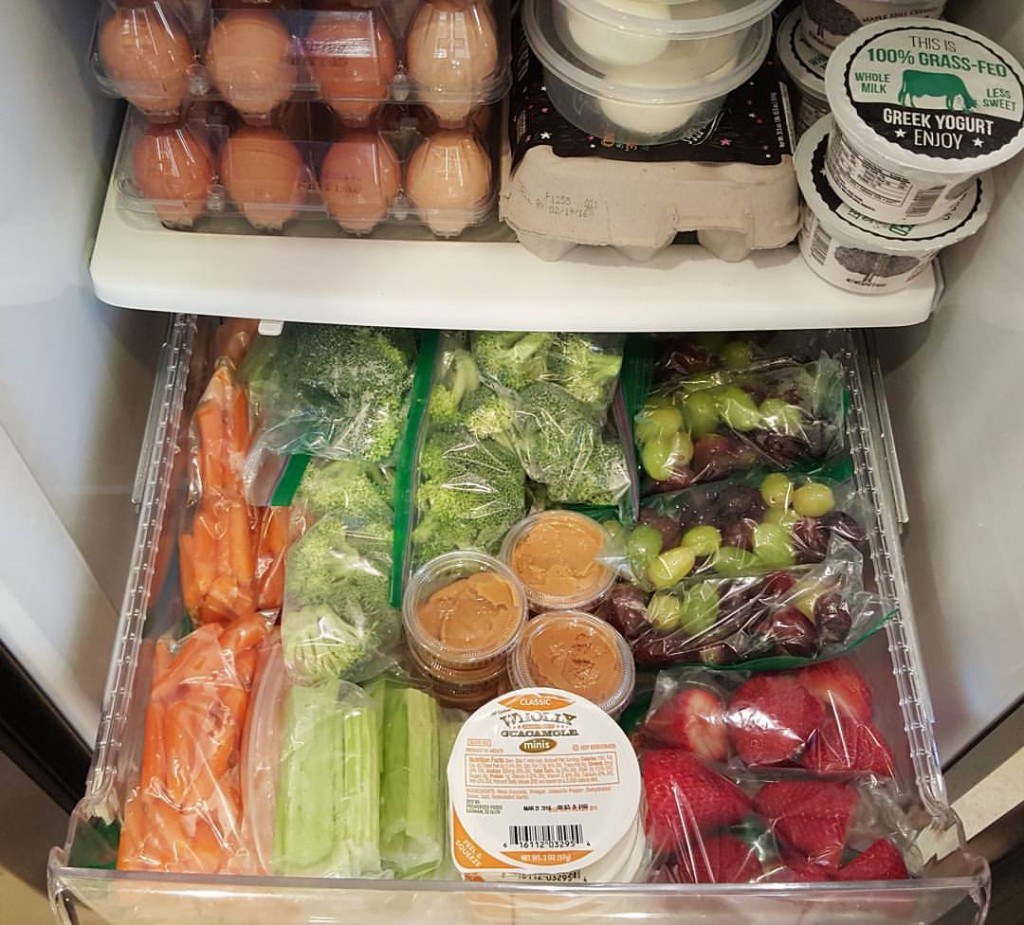 Refrigerator Snack Drawer Prep Clean Food Crush