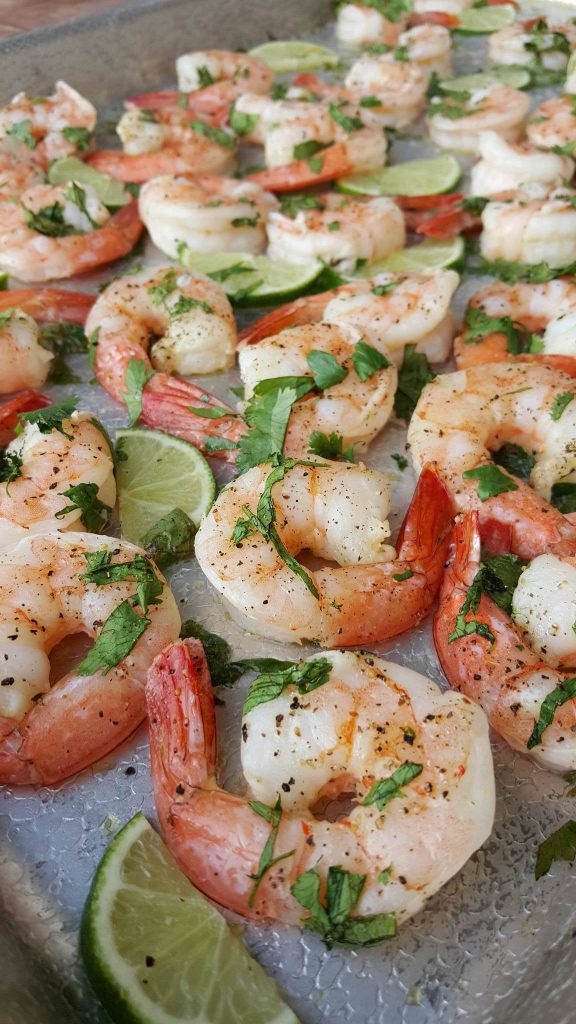 Cilantro-Lime Shrimp Clean Eating Recipe https://cleanfoodcrush.com/cilantro-lime-shrimp/