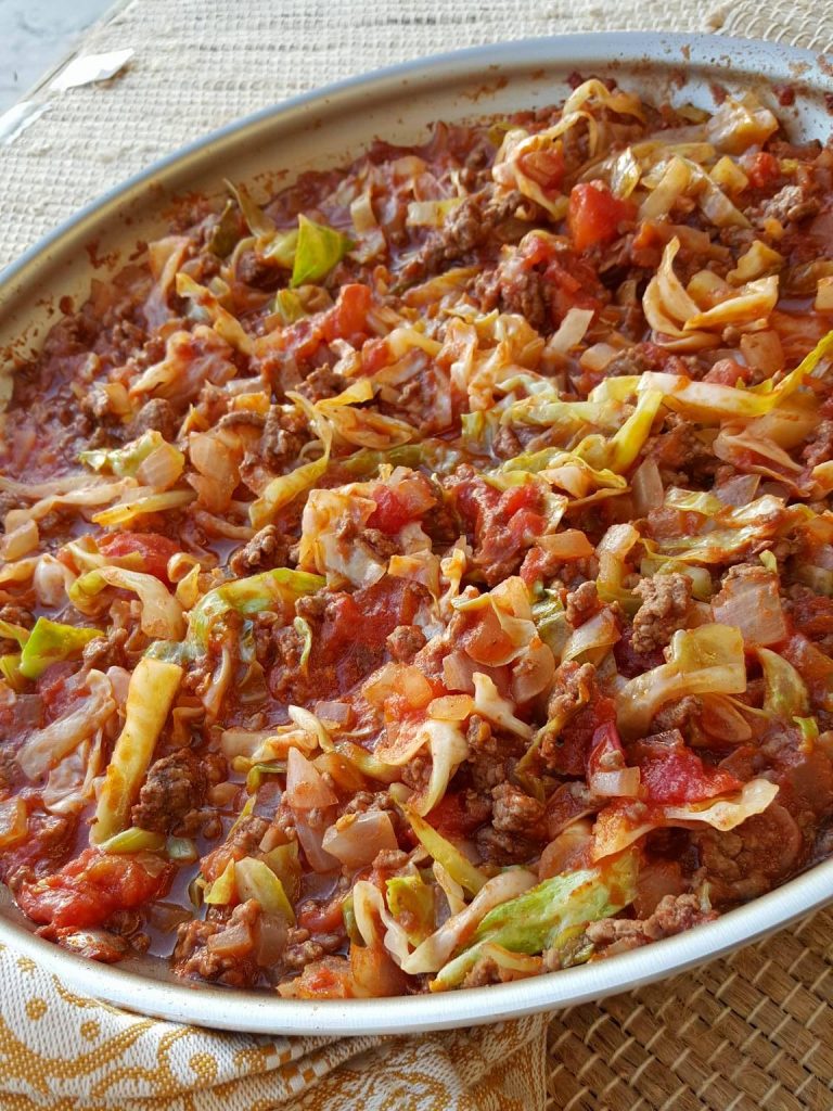 One Pan Beef and Cabbage https://cleanfoodcrush.com/beef-cabbage-skillet/