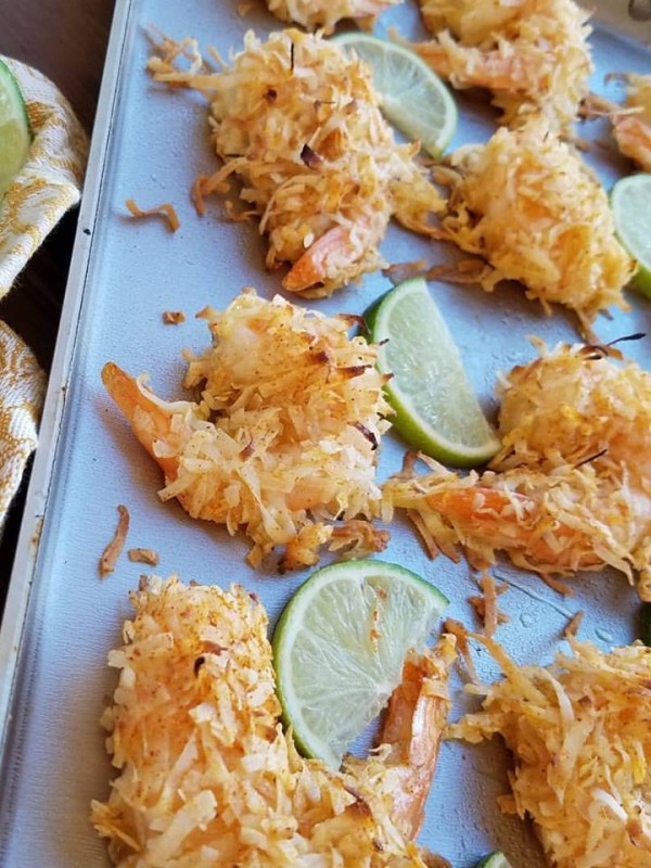 Baked Chili Coconut Shrimp https://cleanfoodcrush.com/baked-chili-coconut-shrimp