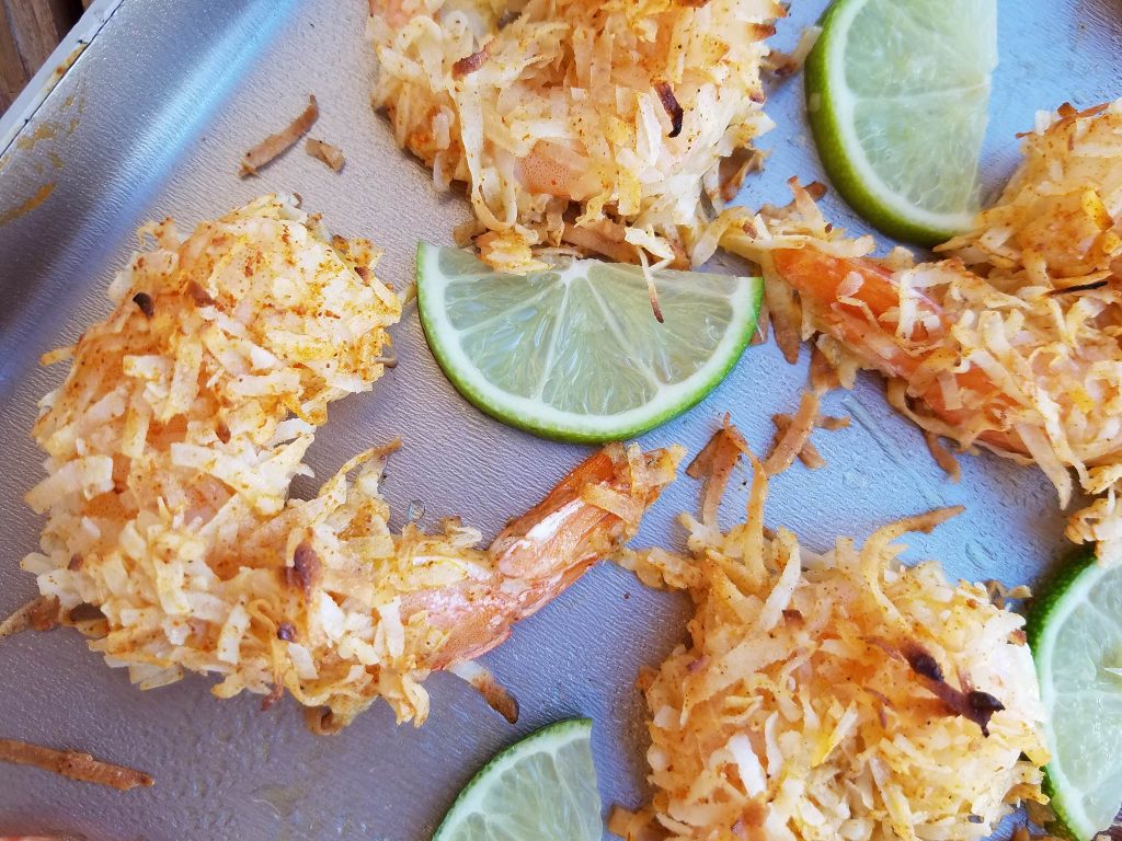 Baked Coconut Shrimp https://cleanfoodcrush.com/baked-chili-coconut-shrimp