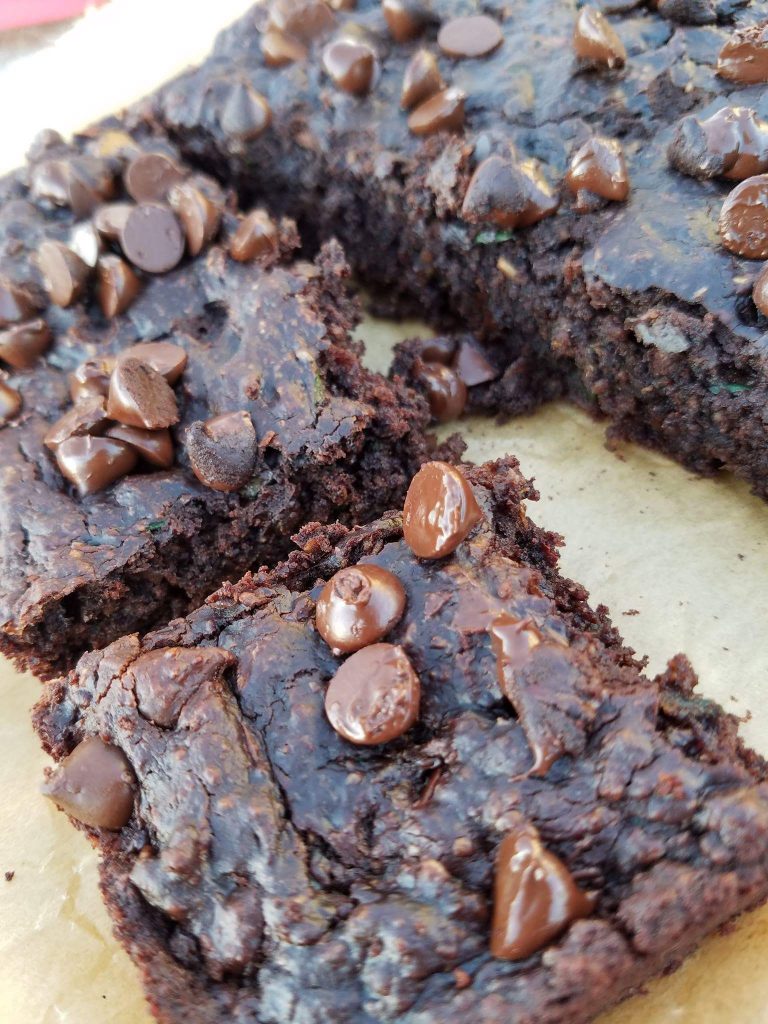 Flourless Dark Chocolate Zucchini Brownies Clean Eating Recipe https://cleanfoodcrush.com/brownies/