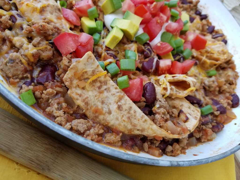 One-Pan Weeknight Burrito Skillet https://cleanfoodcrush.com/burrito-skillet/