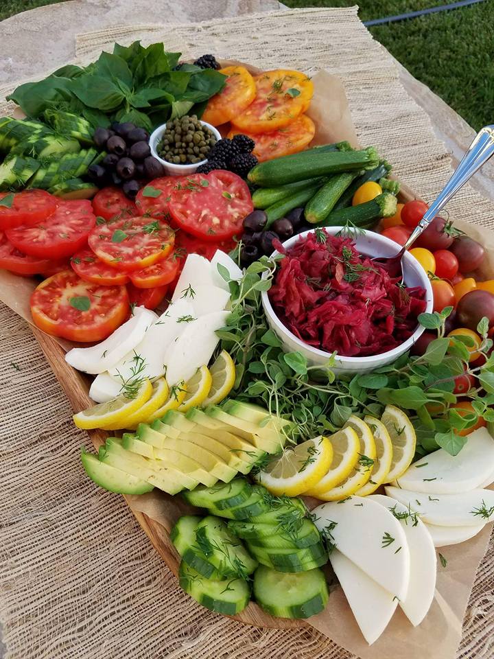 Summer Vegetable Platter https://cleanfoodcrush.com/summer-veggie-plate/