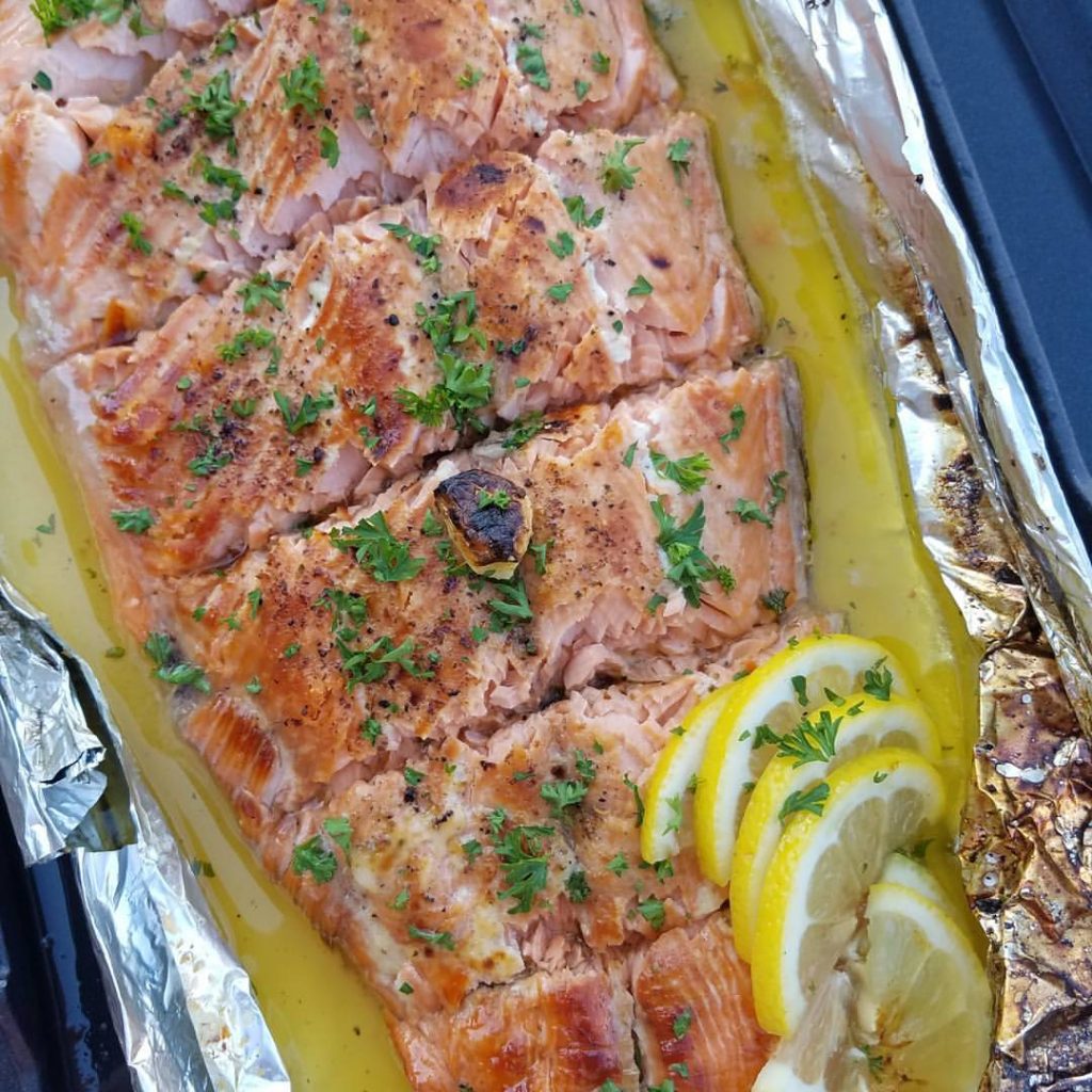 Honey Lemon Garlic Salmon | Clean Food Crush