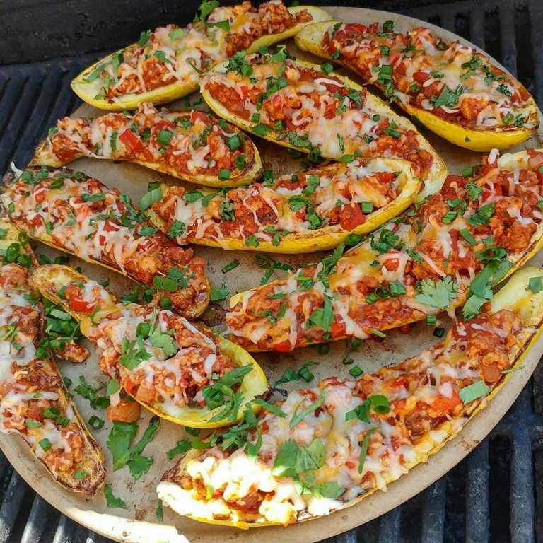 Taco Stuffed Summer Squash Boats Clean Food Crush