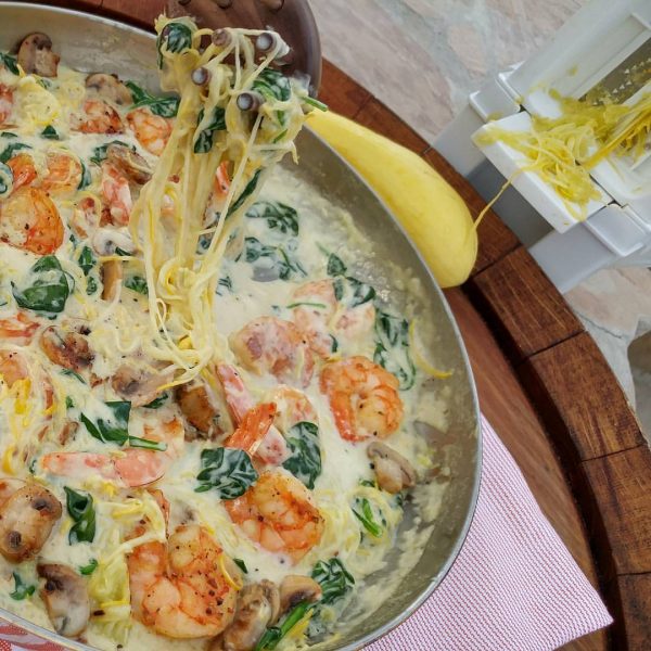 Creamy Shrimp & Zoodles Clean Food Crush