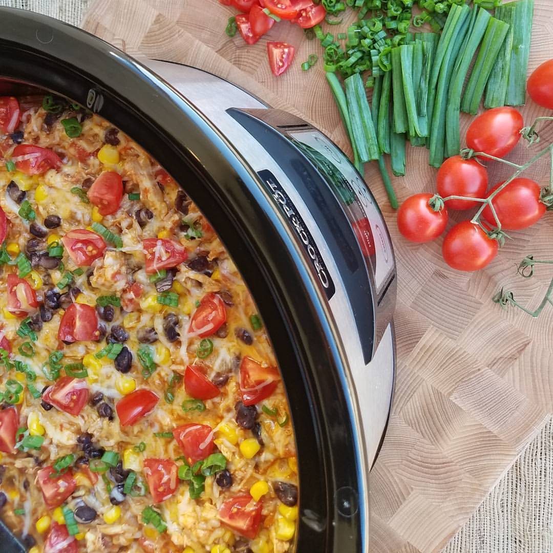 Crock-Pot Burrito Bowls | Clean Food Crush