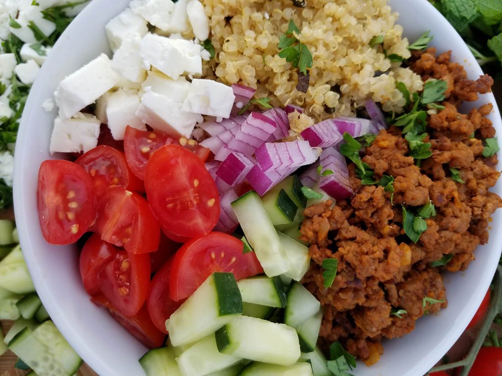 Clean Greek Protein Bowls