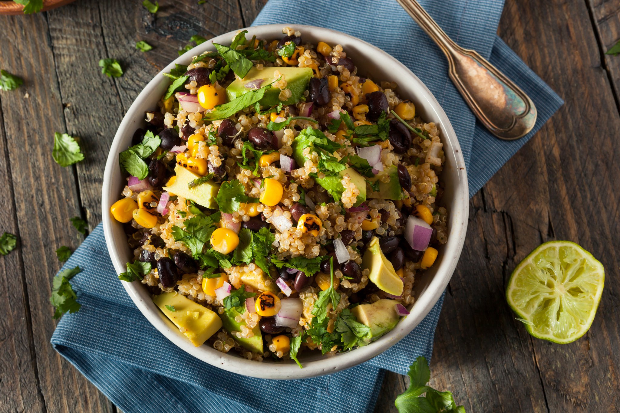 cilantro lime quinoa salad recipe