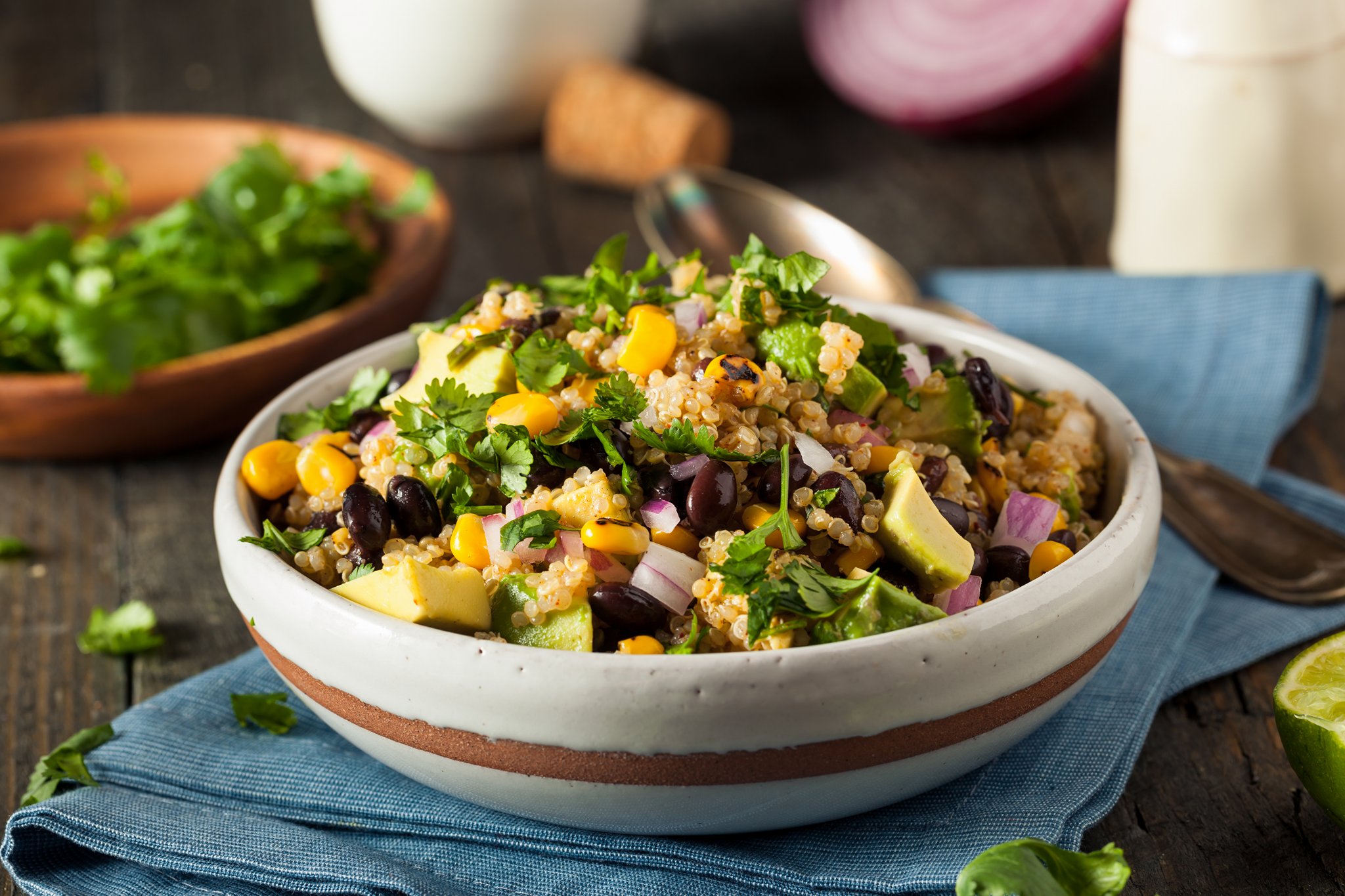 Cilantro-Lime Quinoa Salad | Clean Food Crush