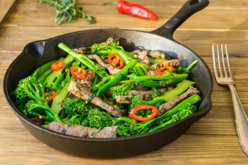 Cilantro Chili Beef & Broccoli StirFry Clean Food Crush