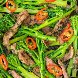 coriander chilli beef broccoli stir fry recipe