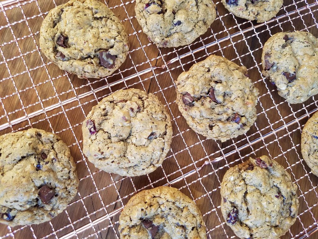 Cranberry Almond Oat Cookies