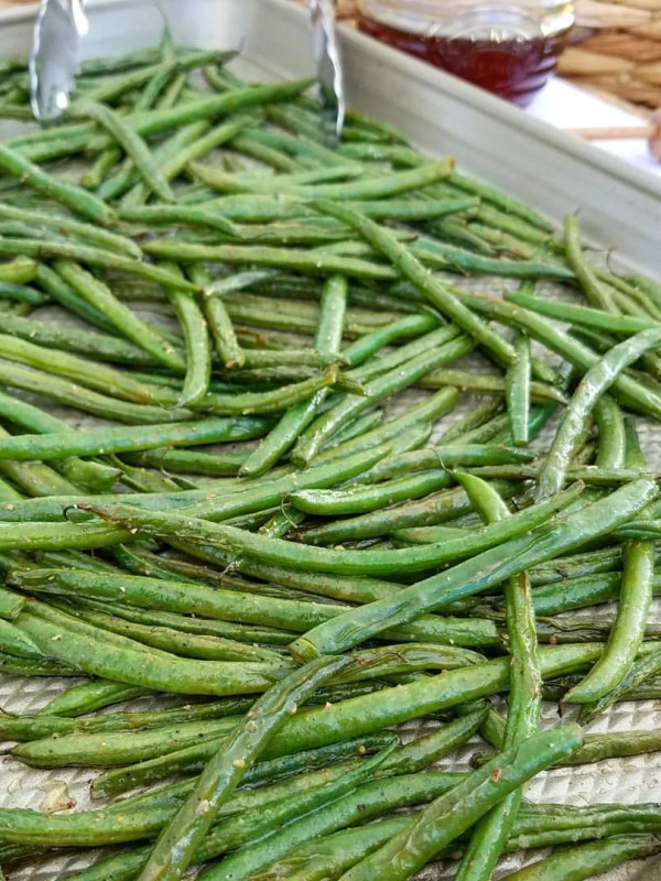 honey dijon roasted green beans recipe