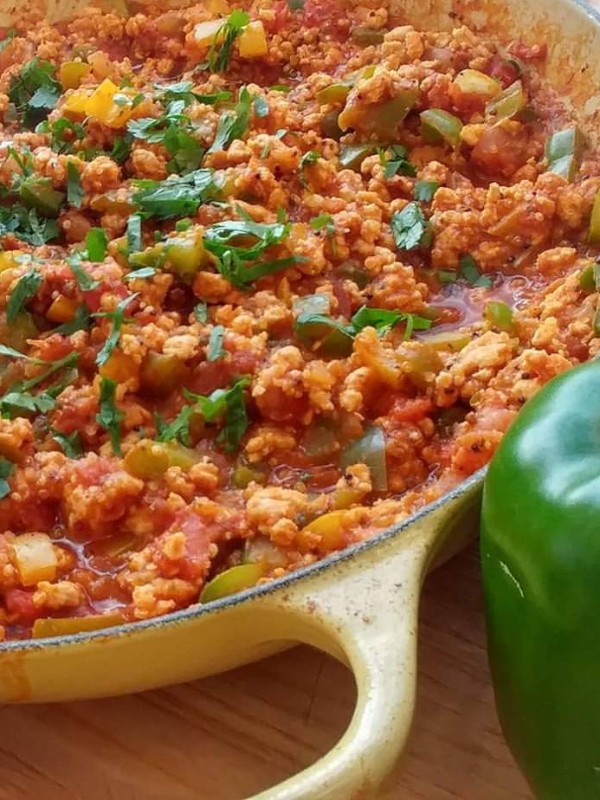 unstuffed bell pepper quinoa skillet recipe