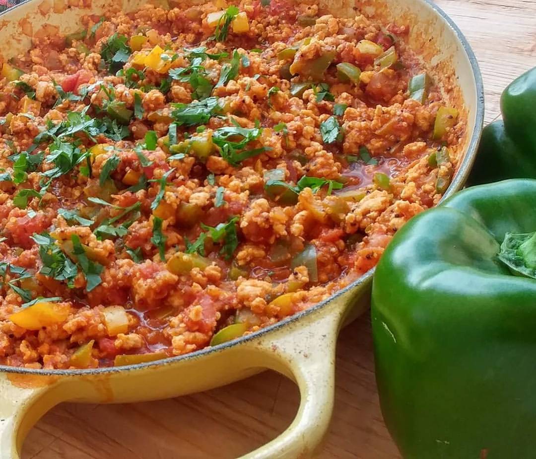 unstuffed bell pepper quinoa skillet recipe
