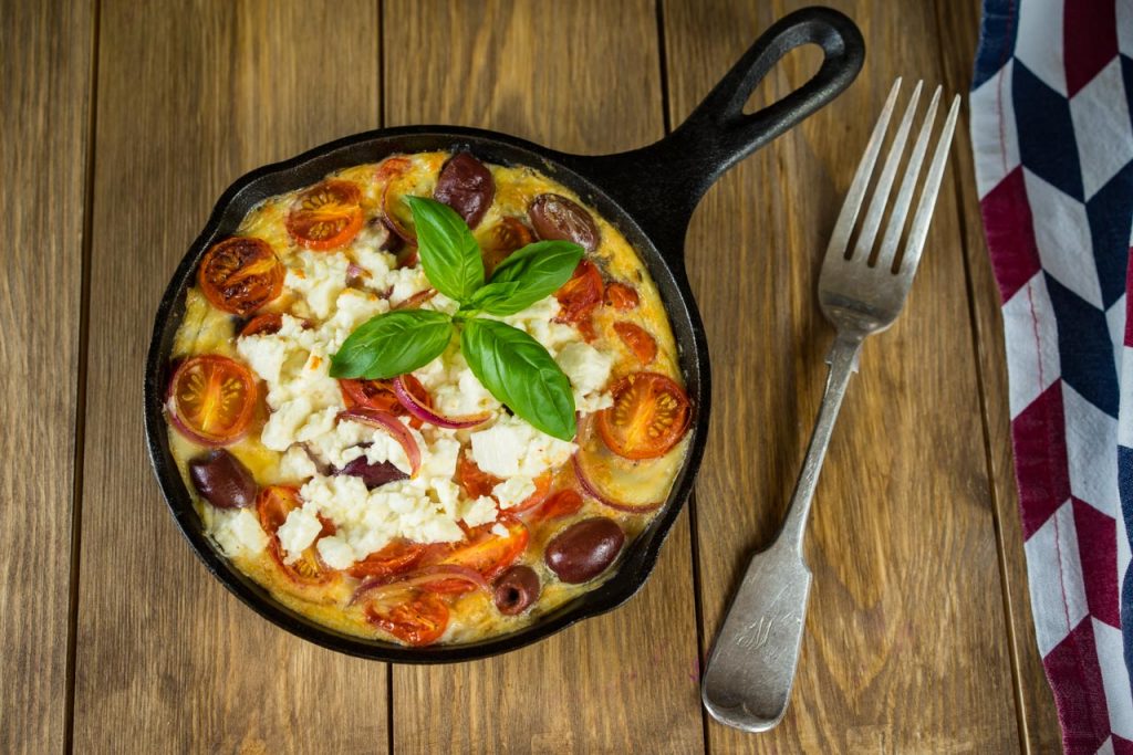 Greek Style Omelette for Clean Eating