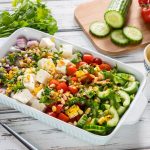 Easy to prepare Greek Salad meal