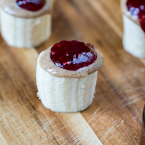 Healty and delicious banana snack