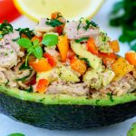 CleanFoodCrush Tuna Stuffed Avocado