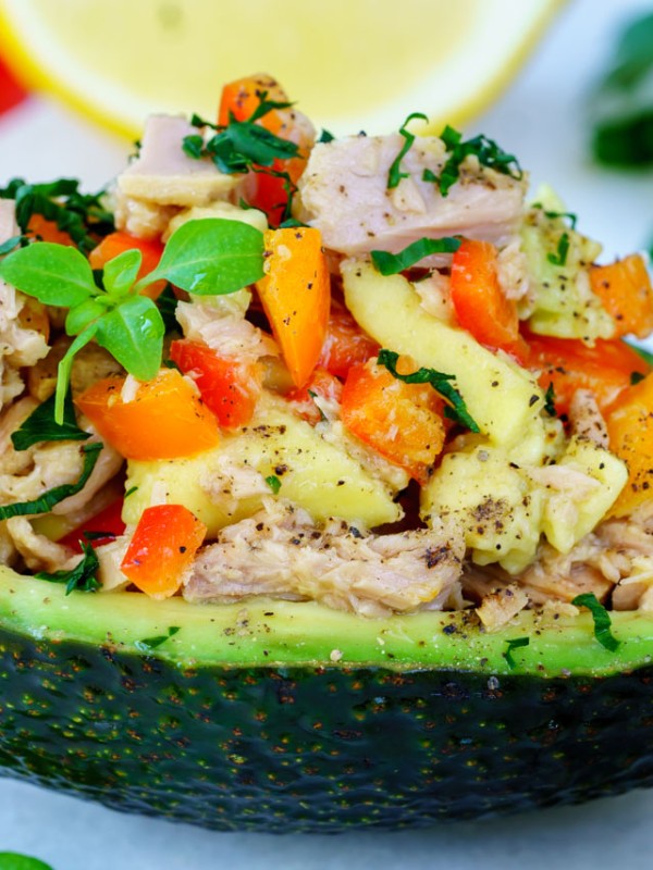 CleanFoodCrush Tuna Stuffed Avocado